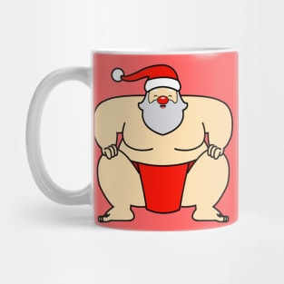 Sumo Santa Claus Mug